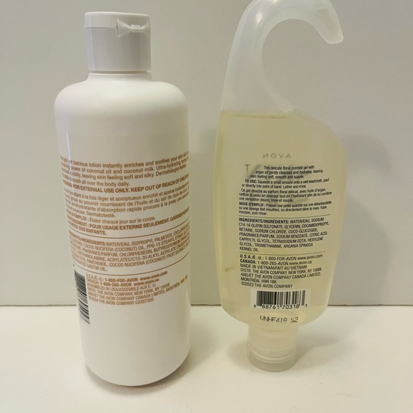 Avon Skin So Soft Lot of 2 Supreme Nourishment Lotion & Radiant Moisture Shower - Picture 2 of 12